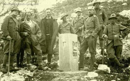 Komisija talijansko-staro jugoslavenska granični kamenovi Fiume Rijeka