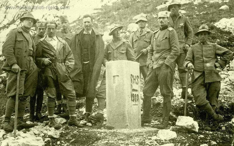 Komisija talijansko-staro jugoslavenska granični kamenovi Fiume Rijeka
