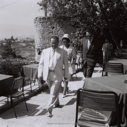 Josip_Broz_Tito_Trsatska_gradina_Rijeka_Jovanka_Broz