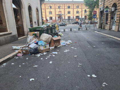 Komunalni problem – zatrpani kontejneri tržnica Brajda