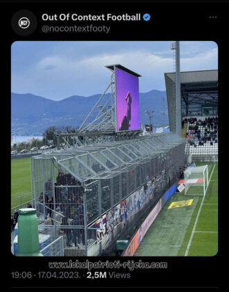 RIJEČKI GOSTUJUĆI KAVEZ – Kako se unose baklje u kavez na stadionu Rujevica