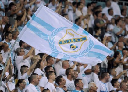 2017 12 igrač Nk Rijeka tribine Rujevica