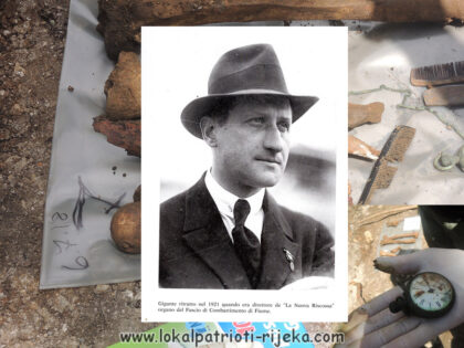 04.05.1945. bivši riječki gradonačelnik Riccardo Gigante smaknut od strane partizana u Kastavskoj šumi