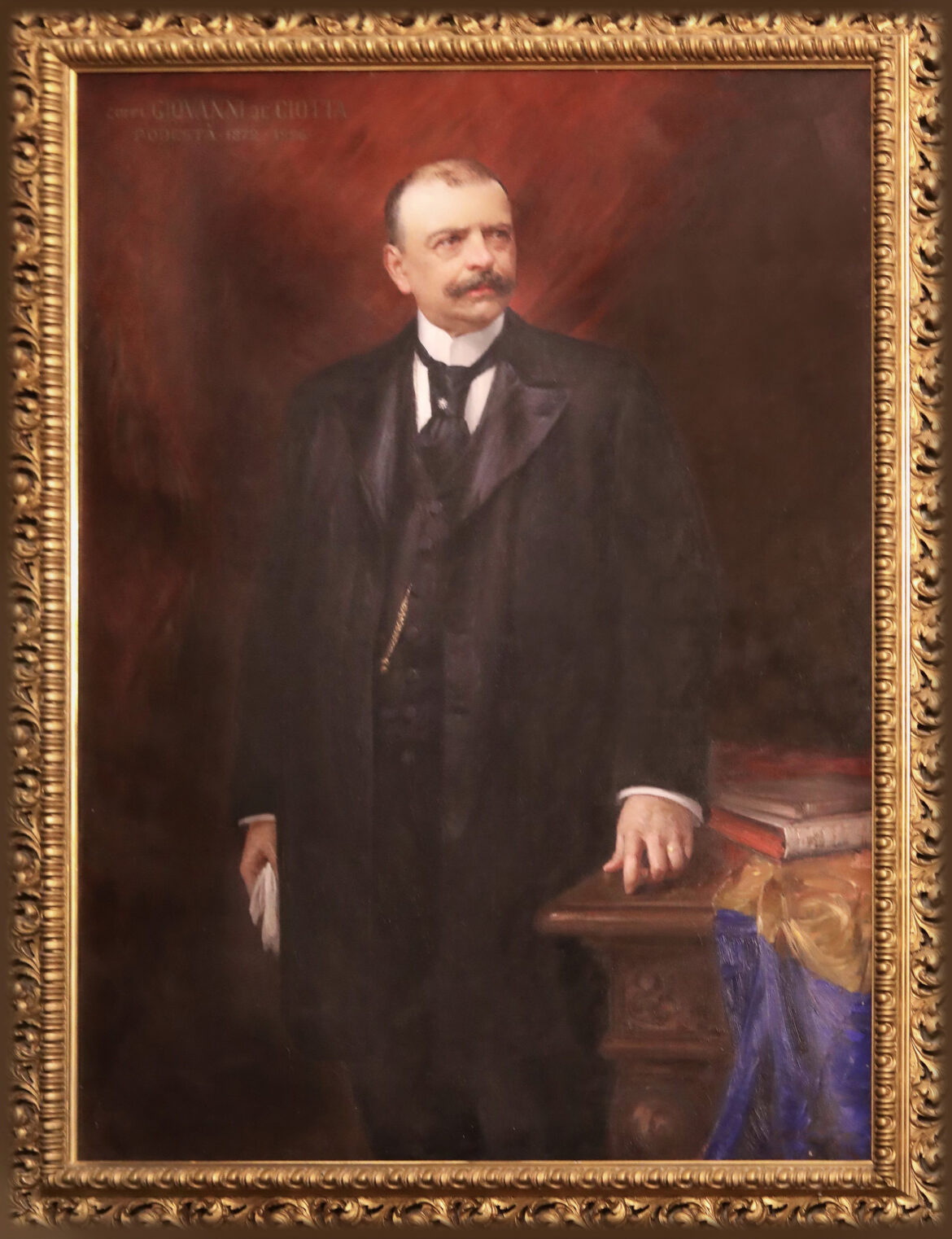 Giovanni de Ciotta podesta gradska trobojnica gradonačelnik 1872 1896 portret Rijeka