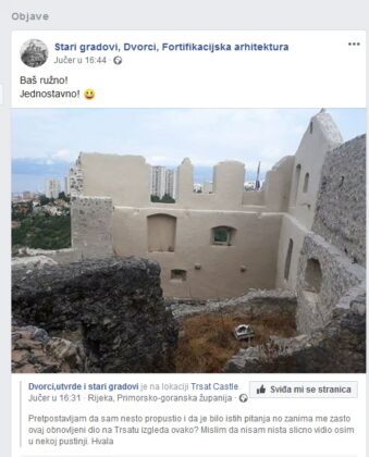 2020 Devastacija trsatskog kastela konzervatorski odjel Rijeka