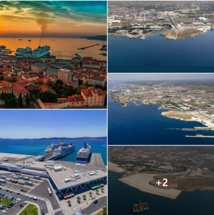 Ovako izgleda putnička pomorska luka u Rijeci. Evo kako ona izgleda u Zadru i Trstu !