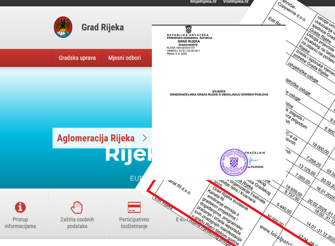 Koliko Grad Rijeka ima zaposlenih