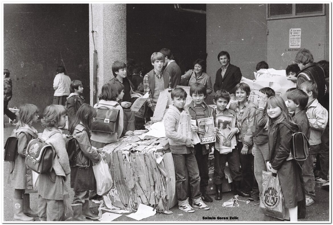 OŠ Josip Brusic akcija prikupljanja starog papira