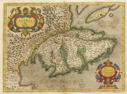 1620. Giovanni Antonio Magini napravio je u kartu Istre