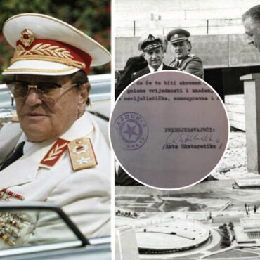 1980 Ante Skataretika predsjednik Hajduka stadion Poljud TITO