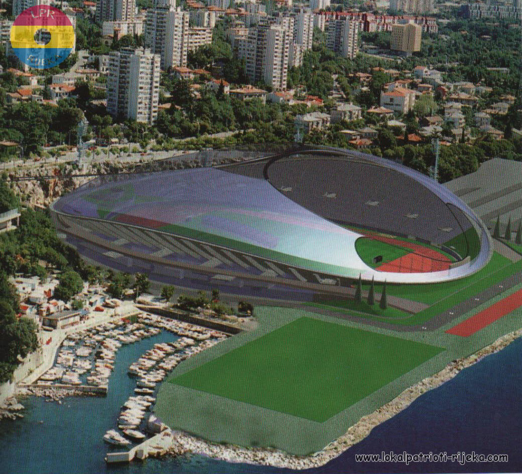 Boris Magas idejeno rjesenje 90-tih za Rijeku stadion 30 000 mjesta Kantrida