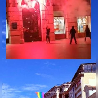 Gay zastava izvješena na Korzu izazvala je burnu reakciju Riječana