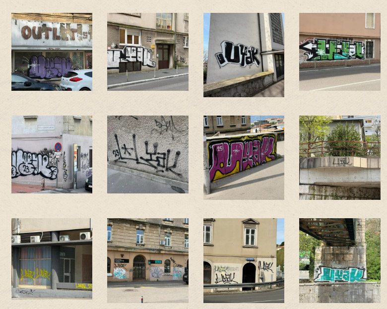 TKO JE UYAK vandalizam grafiti rijeka