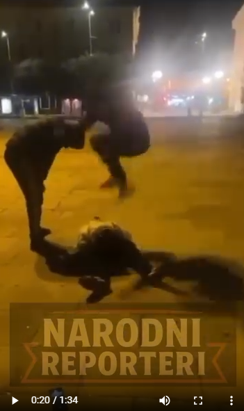 brutalno premlaćivanje stranca u Rijeci, na Gatu Karoline Riječk