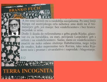 Branko Fučić 1997 izrazio podršku originalnom riječkom grbu