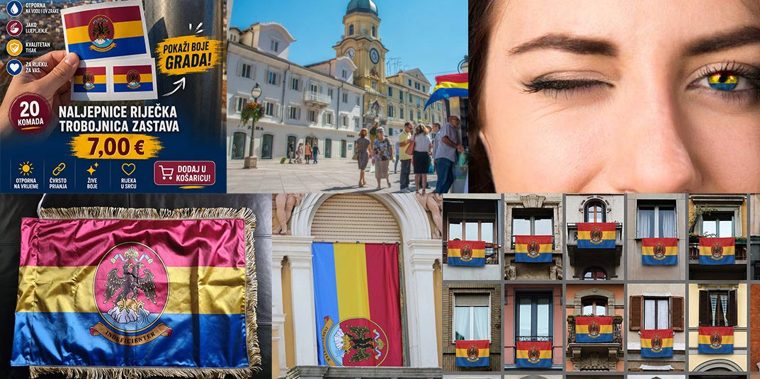Grad Rijeka poziva na uređenje izloga u bojama povijesne riječke trobojnice
