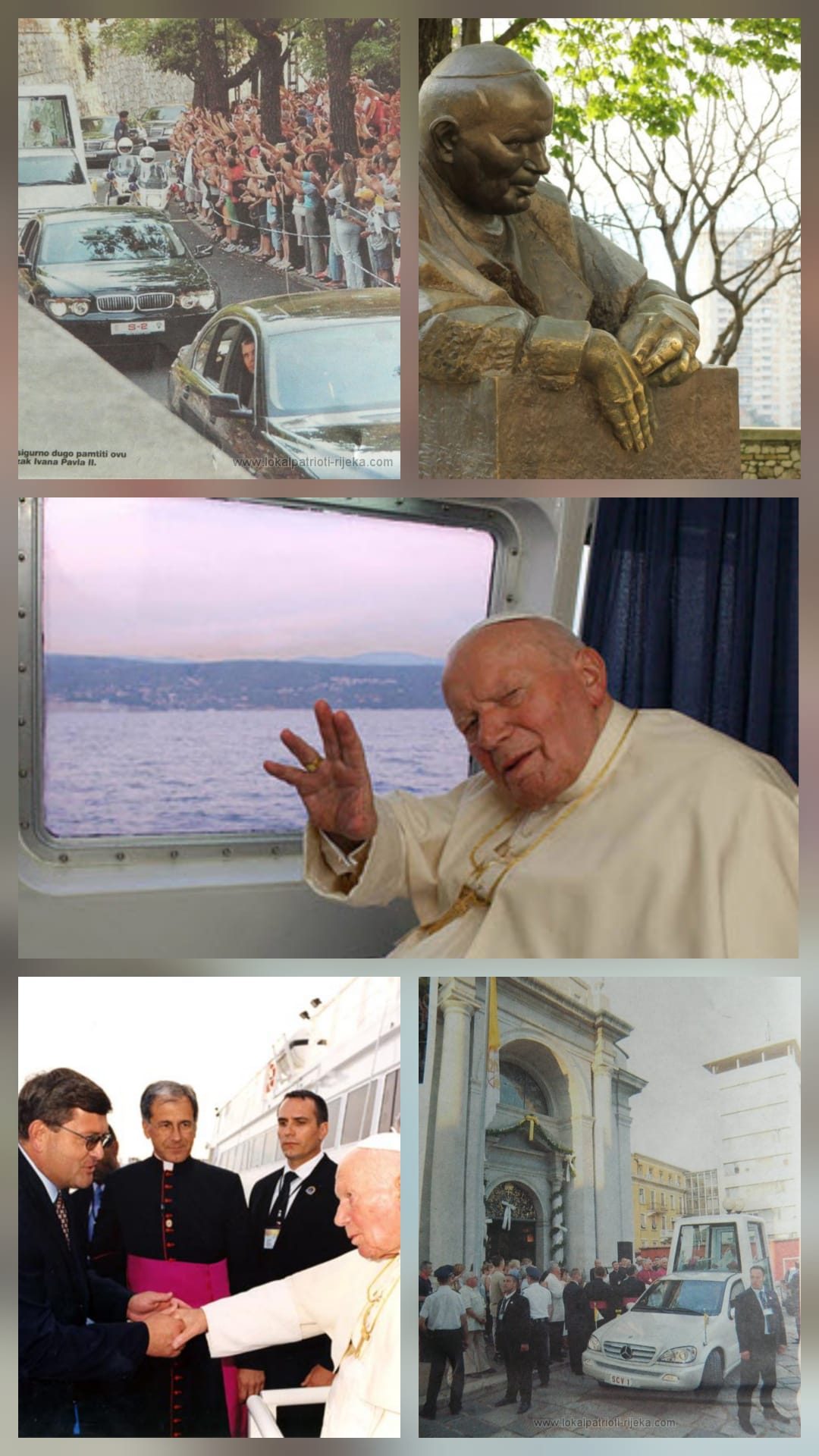 Ivan Pavao II (Wojtila Karol Jozef) u Rijeci 2003. Hrvatska