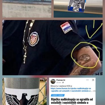 javno isticanje nacističkih simbola Rijeka Hrvatska