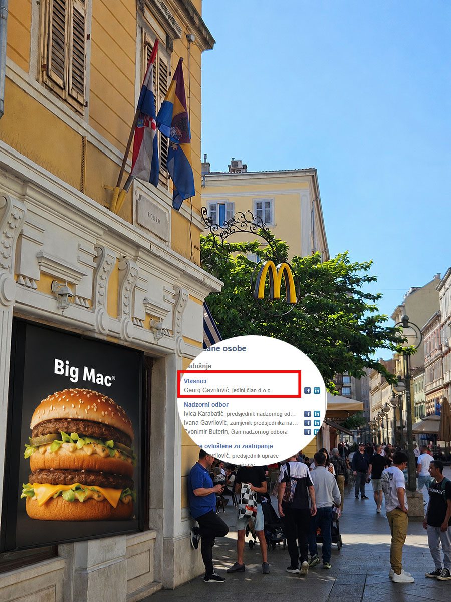 tko drži McDonald’s u Hrvatskoj i odakle dolazi meso